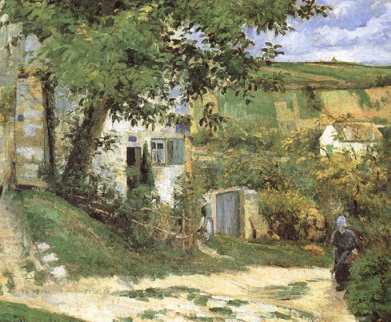 Camille Pissarro Pang Schwarz housing plan china oil painting image